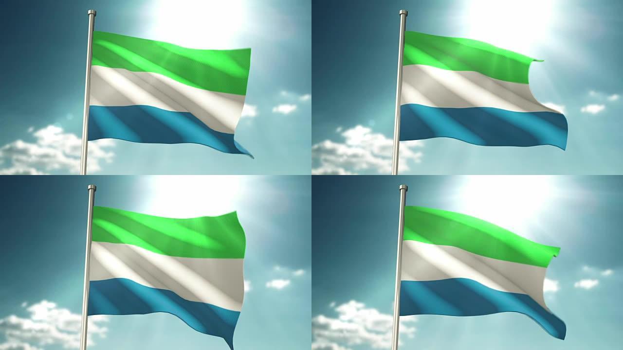 4K塞拉利昂旗