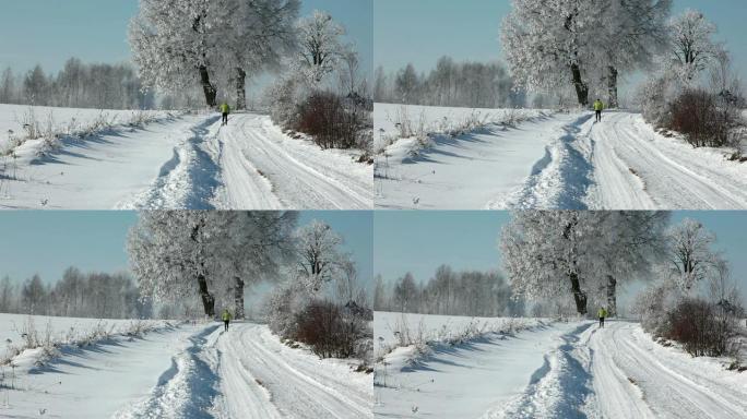 越野滑雪运动员