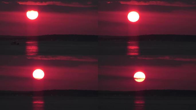 红色日落2-高清1080/60i延时