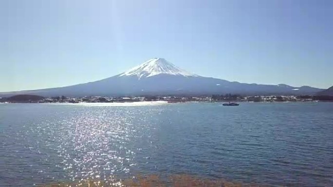 美丽的冬季日本富士火山