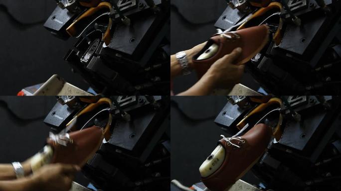鞋类生产视频素材