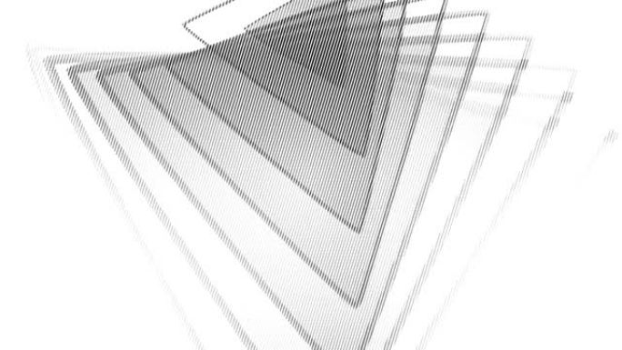 抽象三角动画。