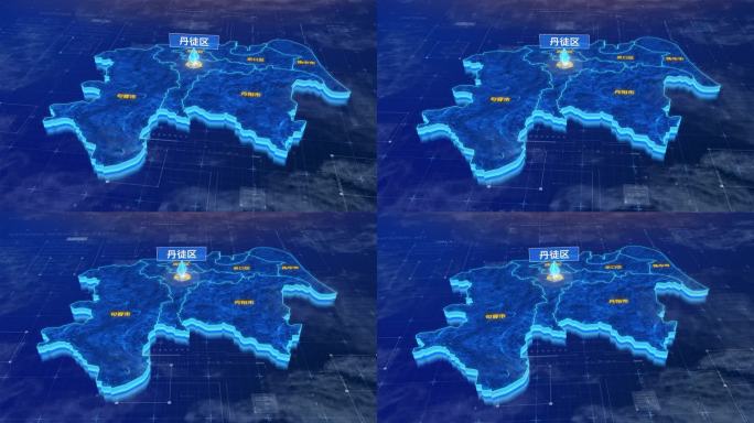 镇江市丹徒区蓝色三维科技区位地图