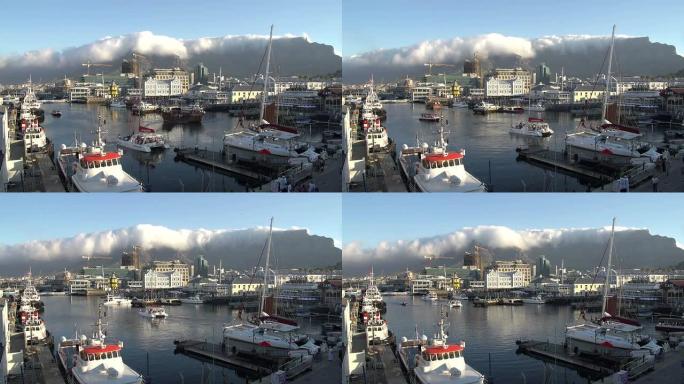 开普敦维多利亚和阿尔弗雷德海滨的延时