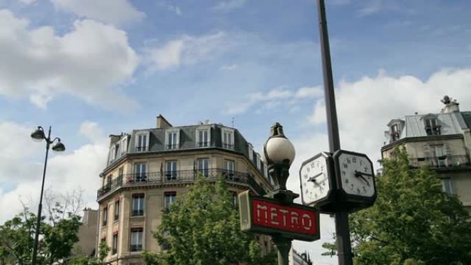 巴黎地铁标志巴黎地铁标志
