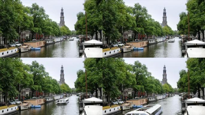阿姆斯特丹运河船（延时）