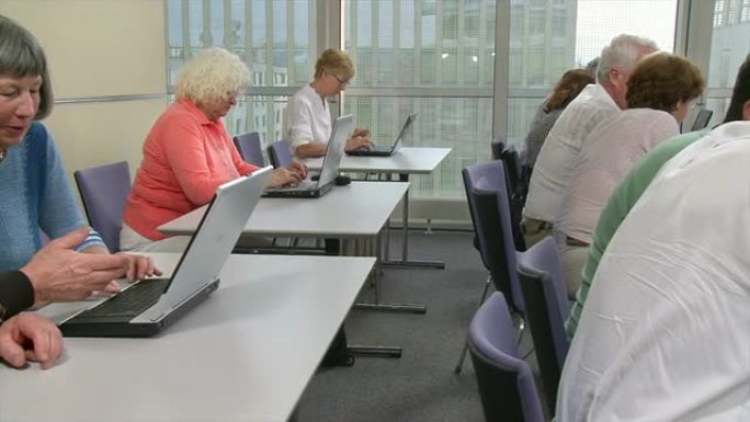 高清多莉: 老年人使用电脑练习