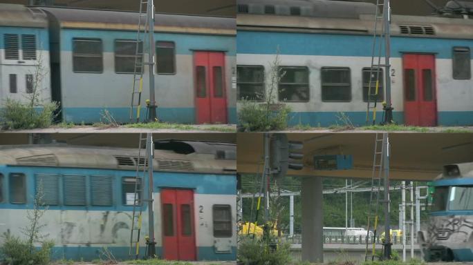 （HD1080i）城市衰退：过往列车上的涂鸦