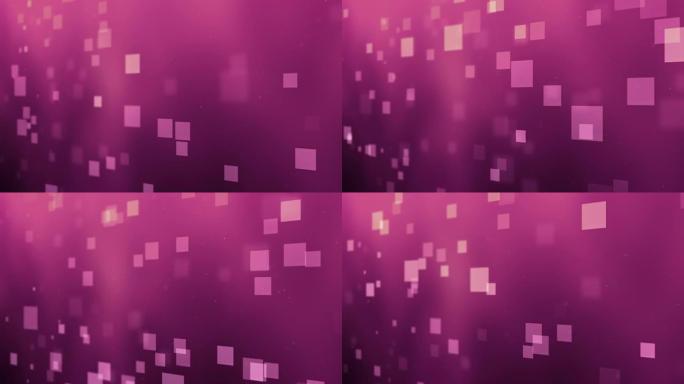 4K粉色抽象盒子背景可循环