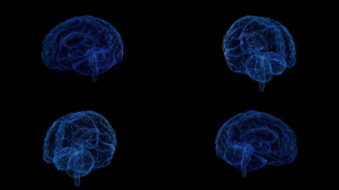 人工智能大脑AI全息4k循环C