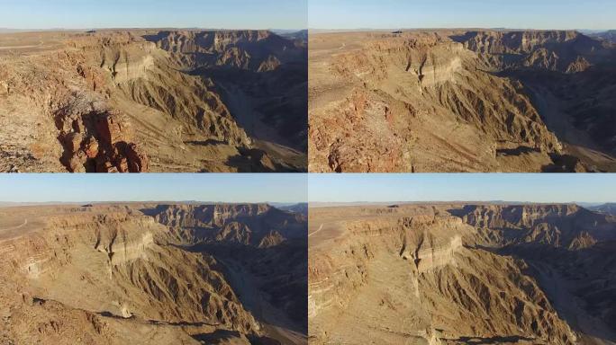 鱼河峡谷4k鸟瞰图