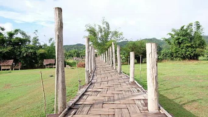 泰国湄宏顺省竹桥景观