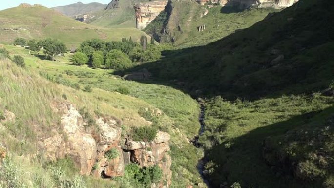 南非金门高地沙石峭壁