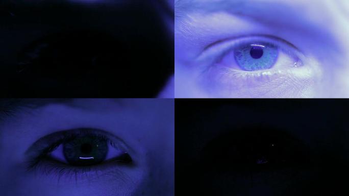 眼部扫描眼部扫描眼睛识别瞳孔