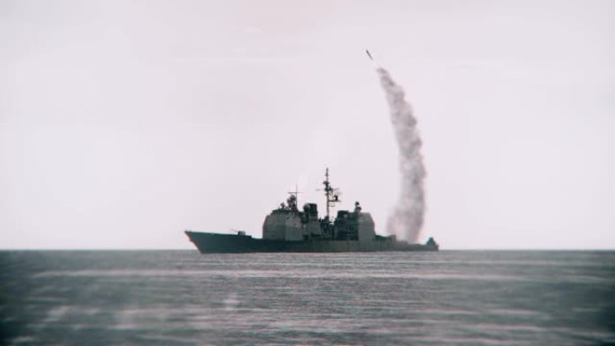 从海军舰艇发射的导弹。