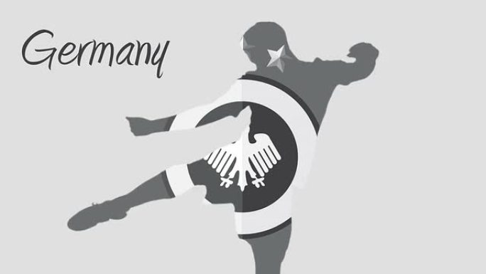 德国世界杯2014动画与球员