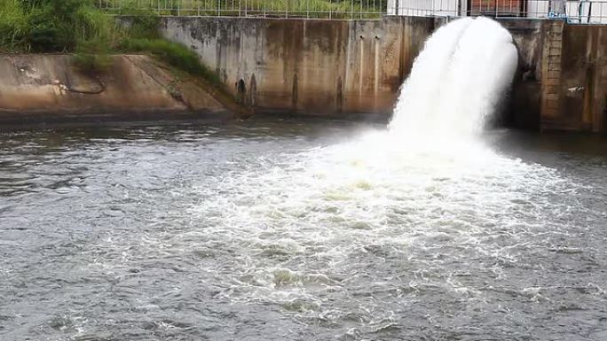 大坝水流排水口水资源水利设施
