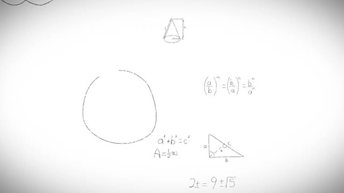 白板上的数学公式白板上的数学公式