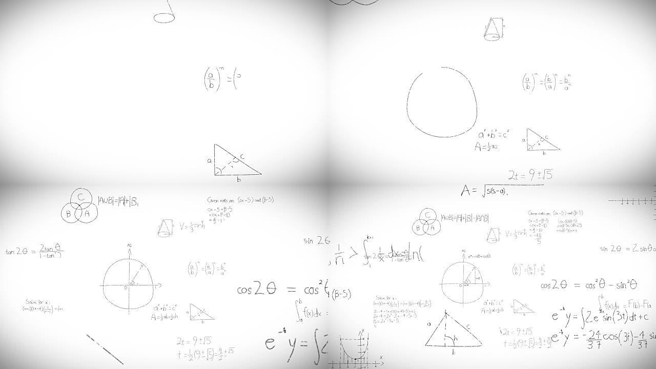 白板上的数学公式白板上的数学公式