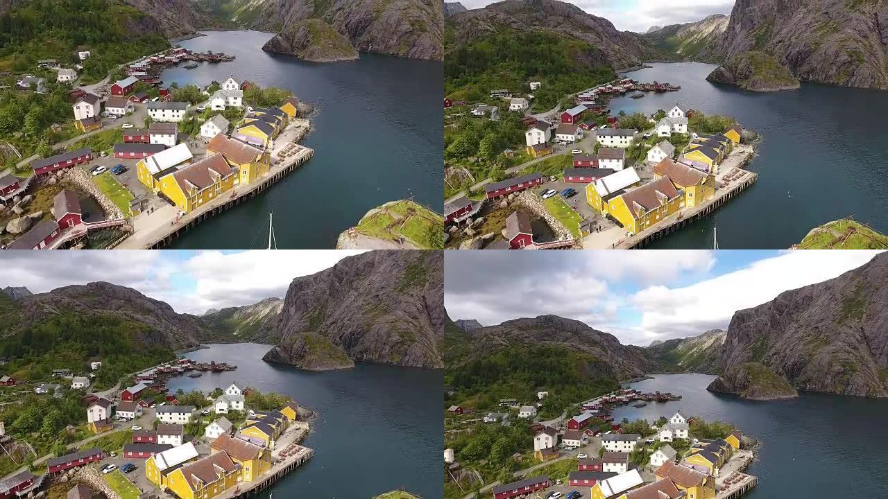 挪威海边的渔村