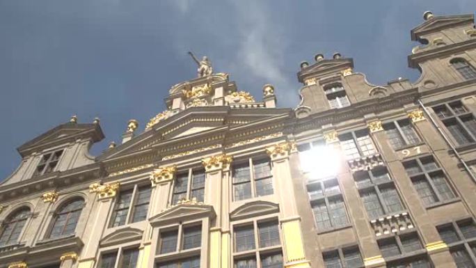近距离观察:布鲁塞尔市政厅令人惊叹的金色装饰立面