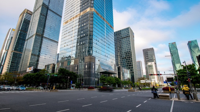 深圳福田中央商务区街景