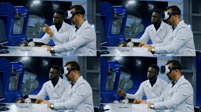 研究3d打印和VR的科学家