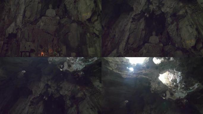 大理石洞穴内的佛教圣地
