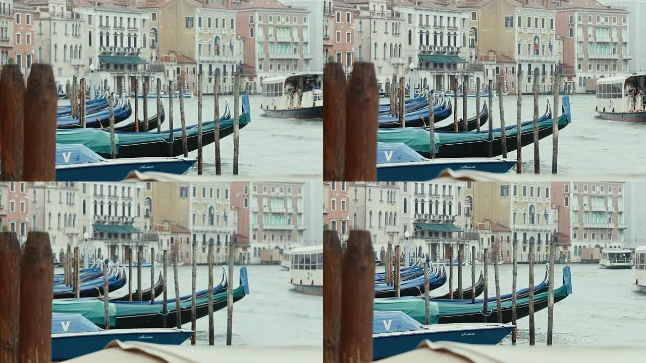 意大利威尼斯吊船的风景