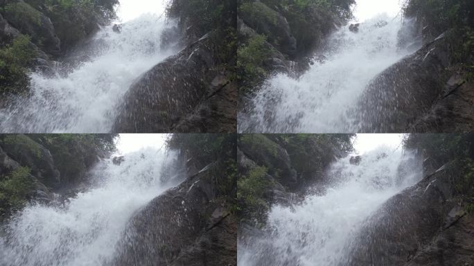 春季雨水   瀑布飞流