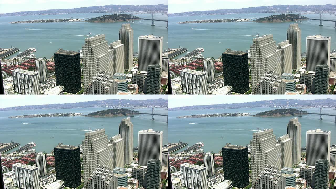 旧金山天际线系列旧金山金融中心cbd城市