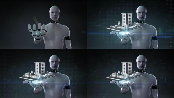 机器人开放掌上电脑，房地产应用，移动城市建设，