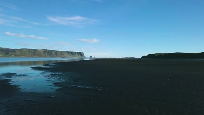 冰岛黑沙海滩和海岸