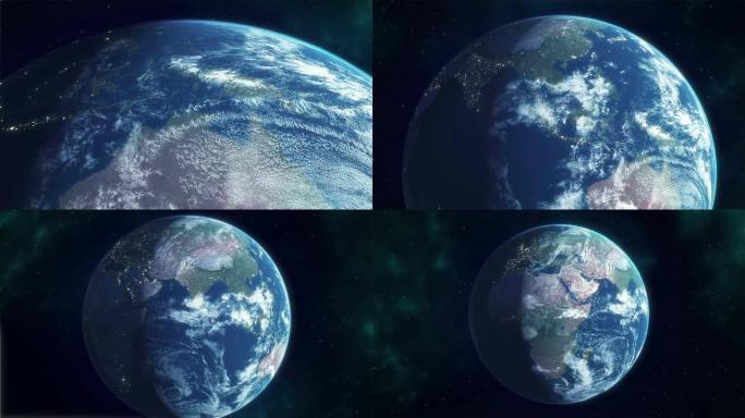 现实地球揭示世界球体宇宙星空
