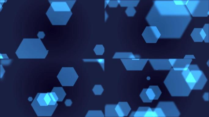4k分辨率未来多边形数字网络技术背景