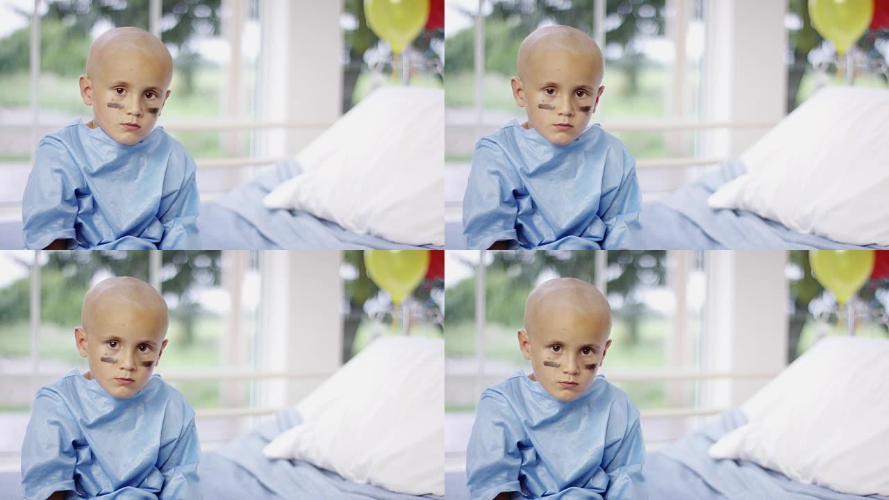 癌症儿童在医院