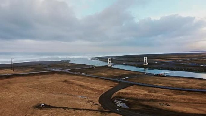 冰岛Jokulsarlon的冰山