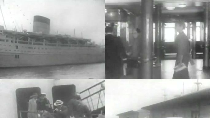 1954年英国豪华邮轮访问日本