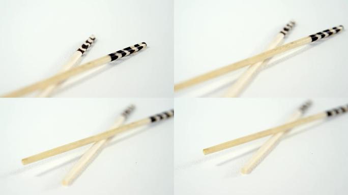 日式筷子特写