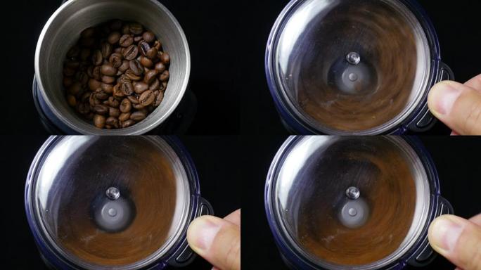 咖啡研磨机特写