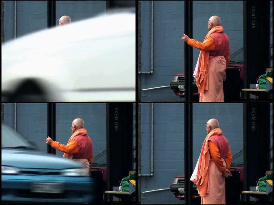 耐心:佛教僧侣搭便车旅行