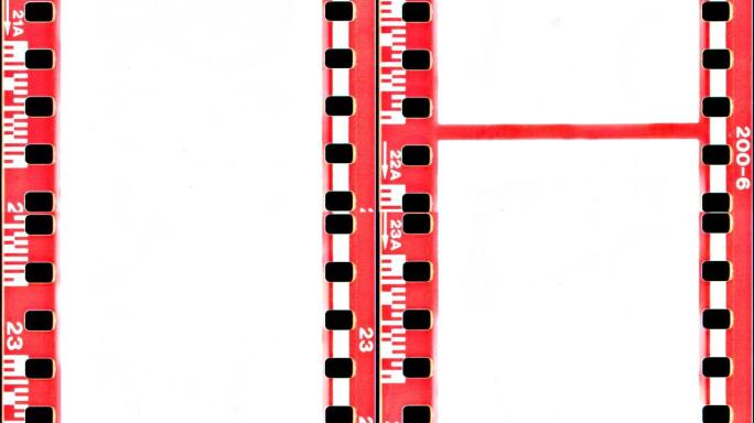 35毫米电影前进。