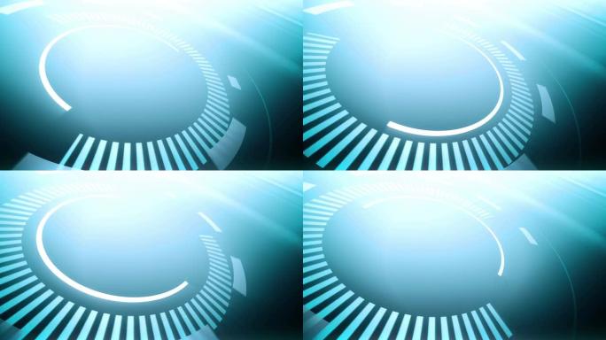 未来主义圆圈-背景循环