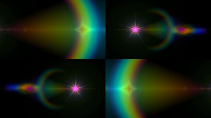 抽象光，透镜光斑
