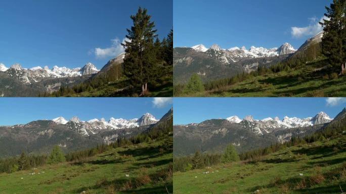 高清: 美丽的朱利安阿尔卑斯山