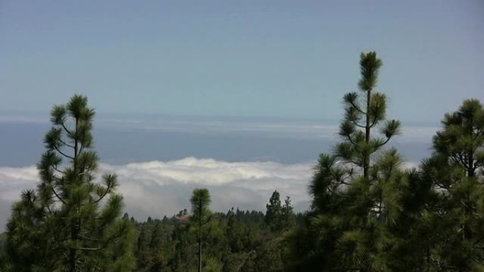 云层之上，特内里费岛泰德国家公园（加那利群岛）（高清）