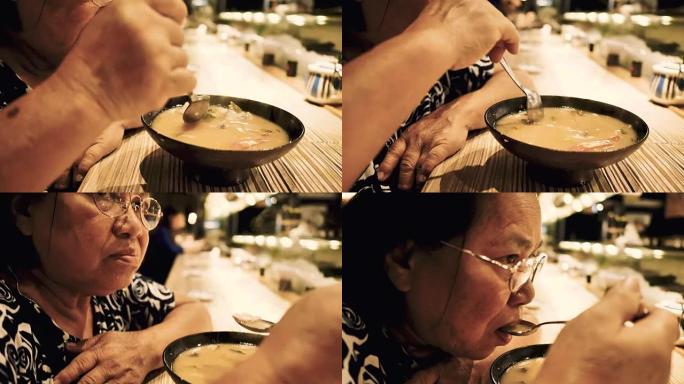 亚洲高级女性吃日本汤