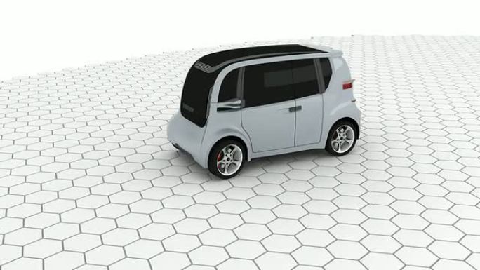 电动汽车新能源汽车动画特效素材小型迷你