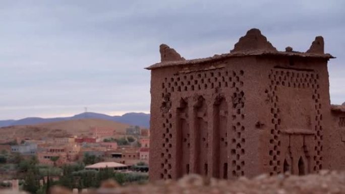 Historical complex of Aït Benhaddou. Old brick vil