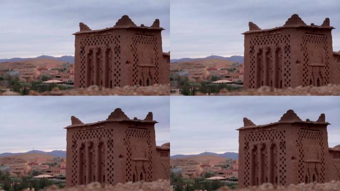 Historical complex of Aït Benhaddou. Old brick vil